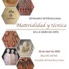 Cartel seminario "Materialidad y técnica en la obra de arte"